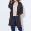 Ζακέτα μακριά oversized με τσέπες