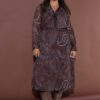 Φόρεμα μίντι σε γραμμή Α με paisley print και βολάν