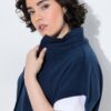 Γιλέκο fleece κοντομάνικο με όρθιο γιακά και κουμπιά