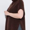 Γιλέκο πλεκτό ελαφρώς oversized με γιακά