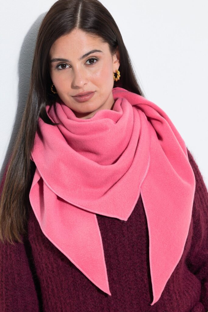 Κασκόλ fleece με τριγωνικό σχήμα