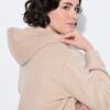 Μπλούζα φούτερ fleece με κουκούλα και τσέπη