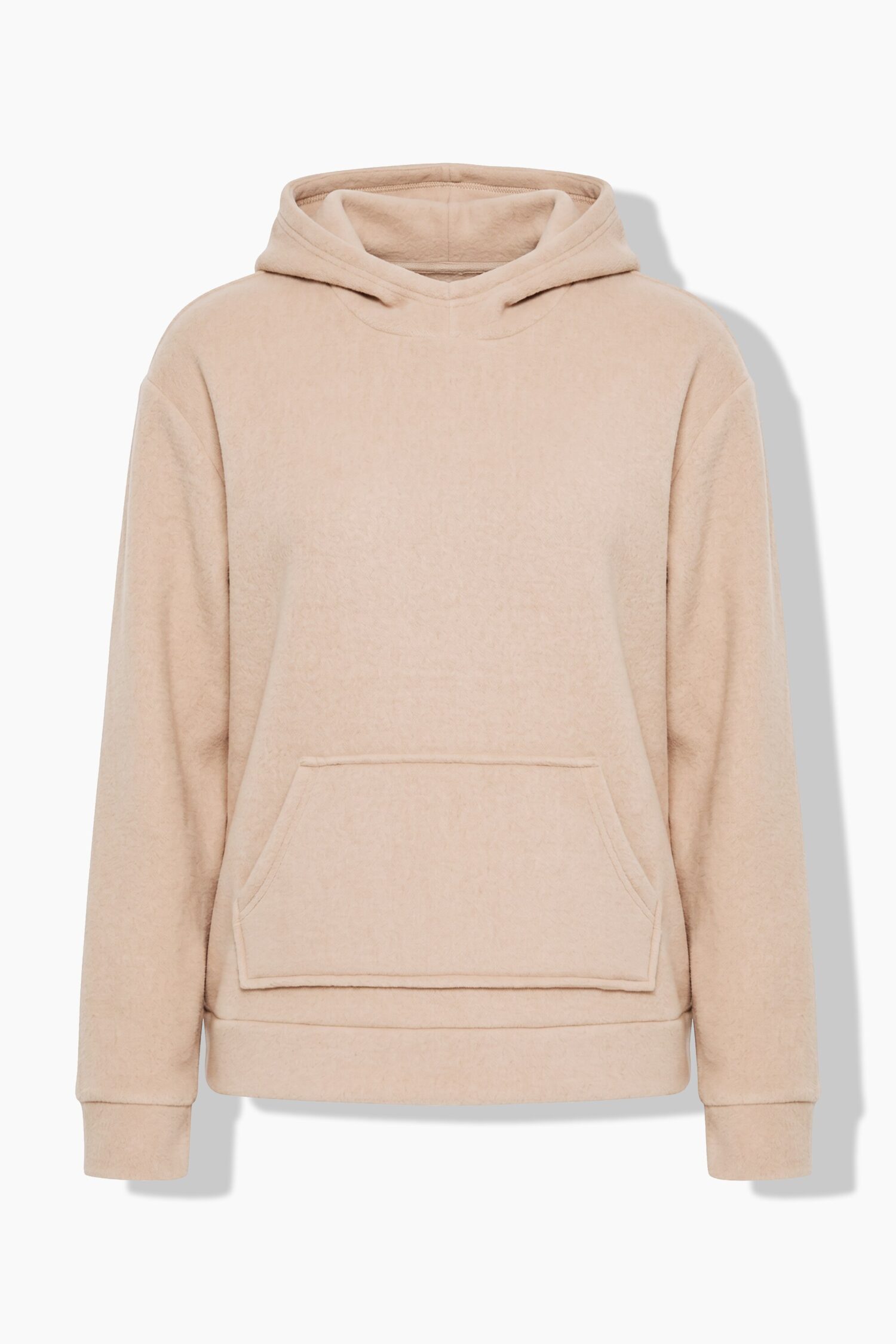 Μπλούζα φούτερ fleece με κουκούλα και τσέπη