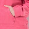 Μπλούζα φούτερ fleece με κουκούλα και τσέπη