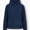 Μπλούζα φούτερ fleece με κουκούλα και τσέπη