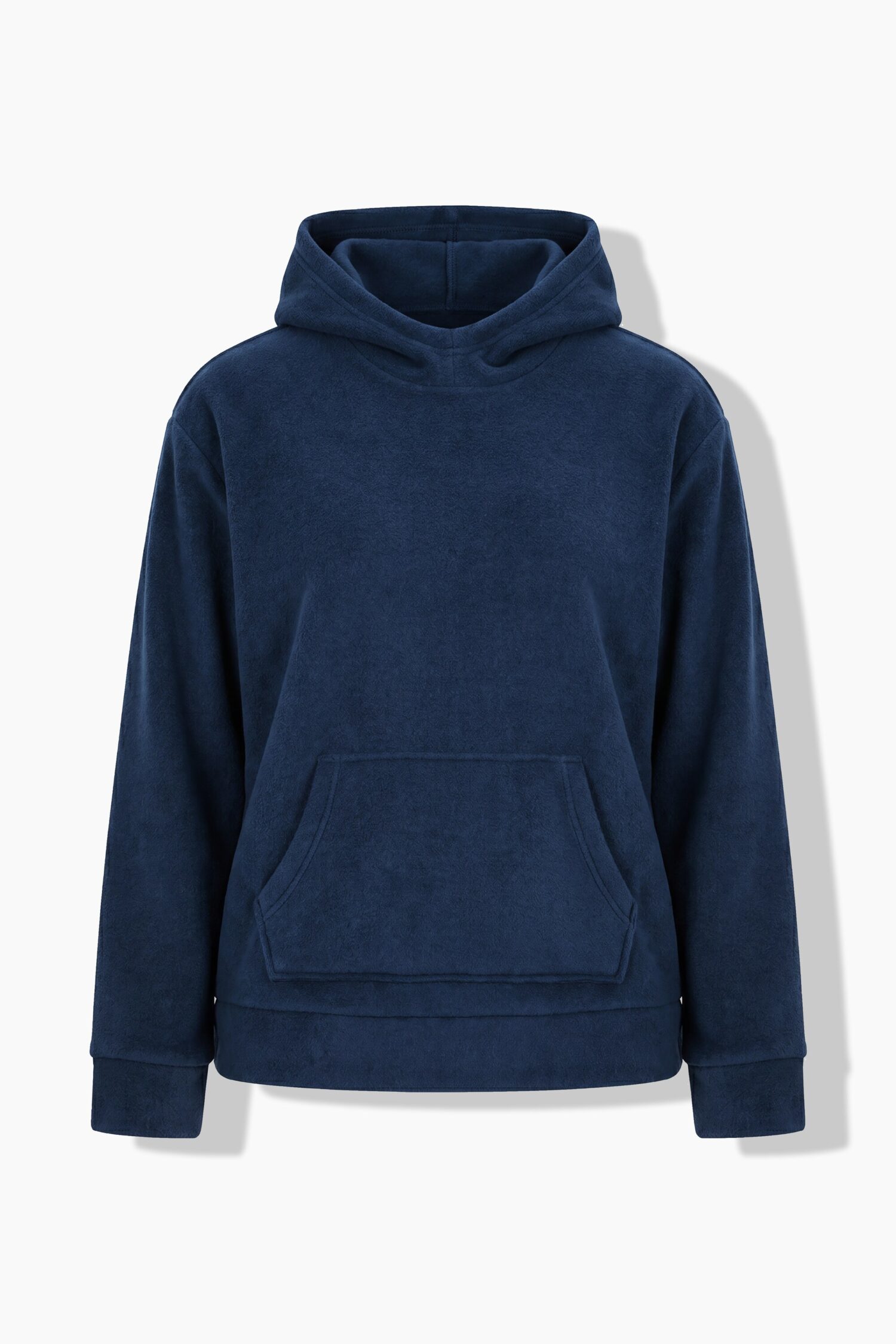Μπλούζα φούτερ fleece με κουκούλα και τσέπη