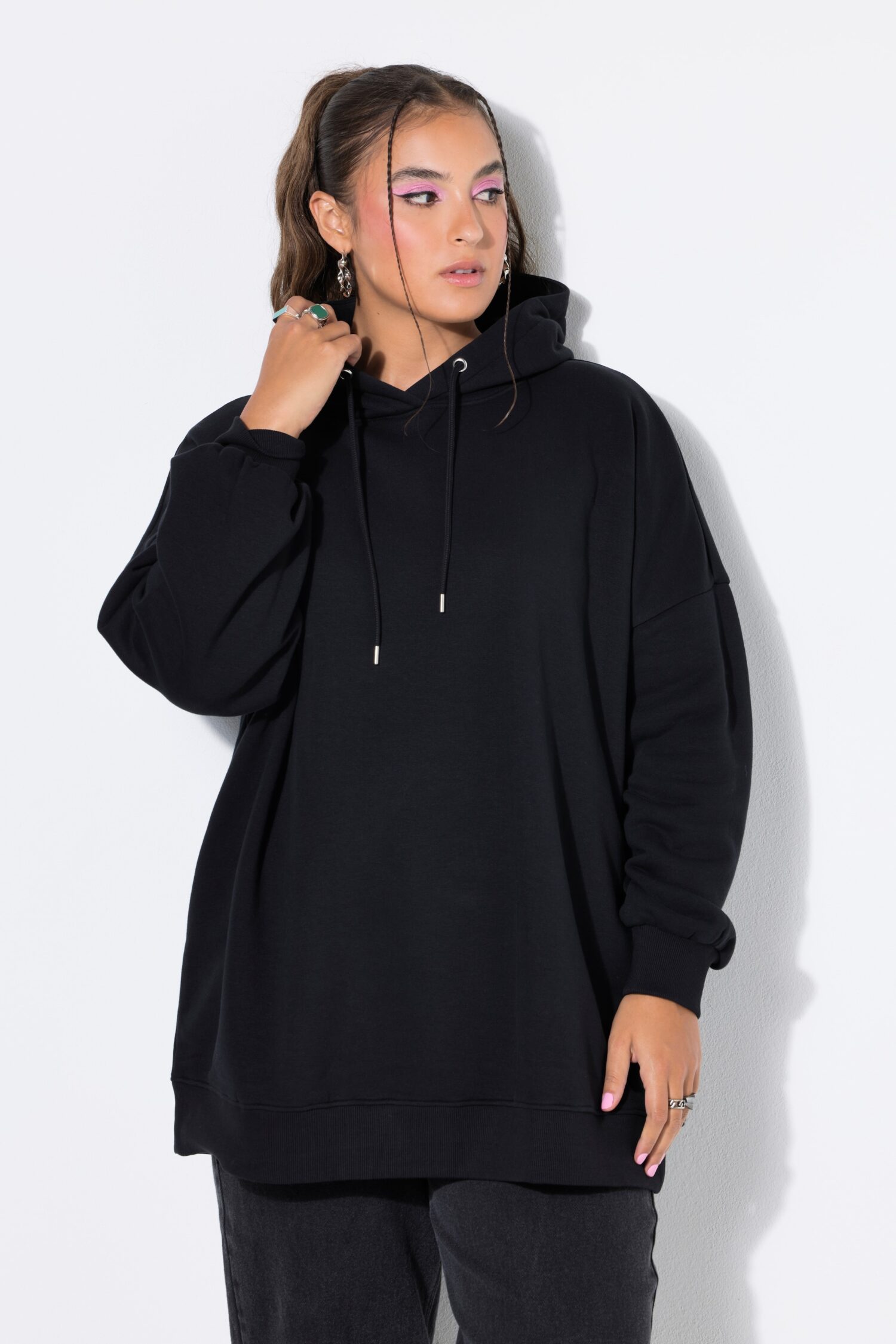 Μπλούζα φούτερ με κουκούλα, extra oversized