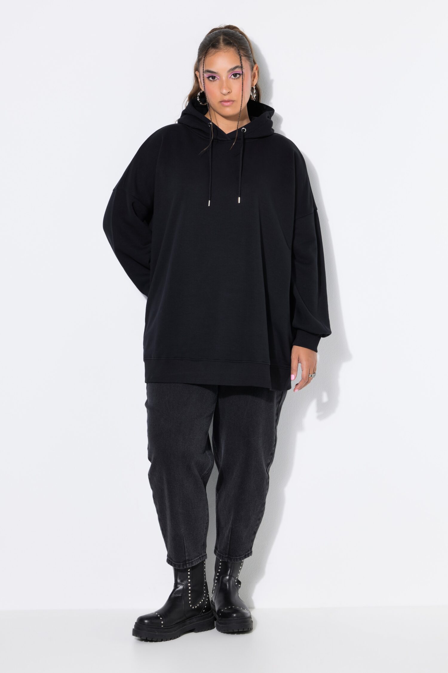 Μπλούζα φούτερ με κουκούλα, extra oversized
