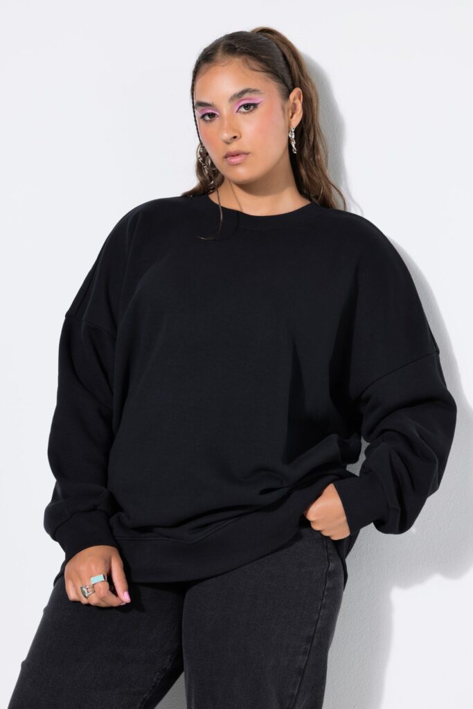 Μπλούζα φούτερ oversized με χαμηλούς ώμους