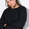 Μπλούζα φούτερ oversized με χαμηλούς ώμους