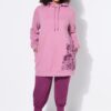 Μπλούζα φούτερ oversized με και κουκούλα