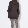 Μπλούζα φούτερ oversized με και κουκούλα