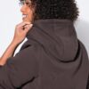 Μπλούζα φούτερ oversized με και κουκούλα