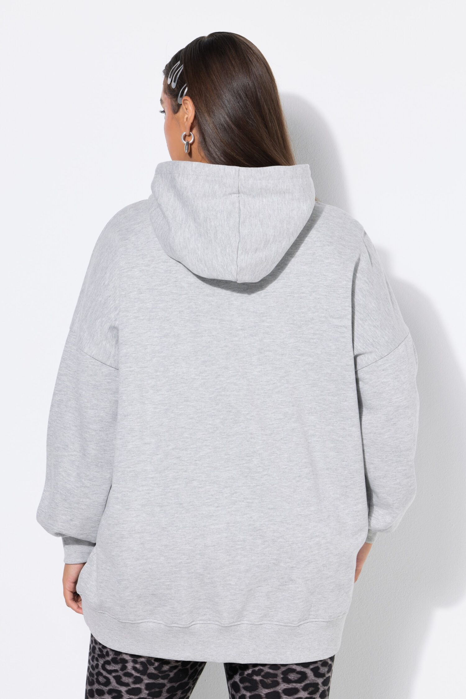 Μπλούζα φούτερ oversized με σχέδιο "Heart Love"