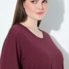 Μπλούζα μακρυμάνικη με χαλαρή εφαρμογή