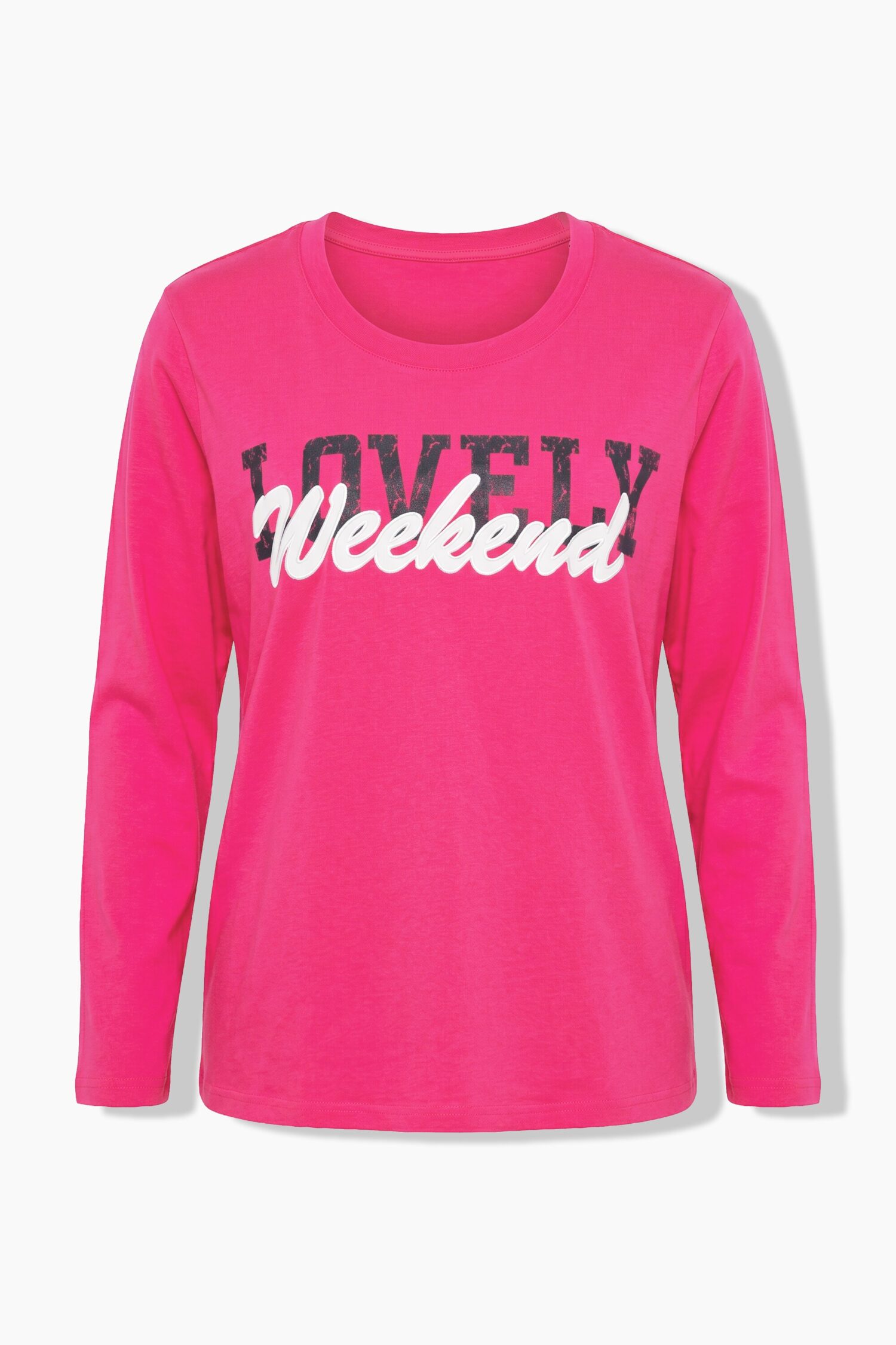Μπλούζα με χαλαρή εφαρμογή και τύπωμα LOVELY WEEKEND