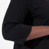 Μπλούζα με μακριά μανίκια σε γραμμή Α με όρθιο γιακά
