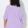 Μπλούζα oversized με κοντά μανίκια