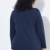 Μπλούζα oversized με όρθιο γιακά και στρας
