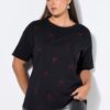 Μπλούζα oversized με σχέδιο από mini στρας