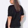 Μπλούζα oversized με σχέδιο από mini στρας