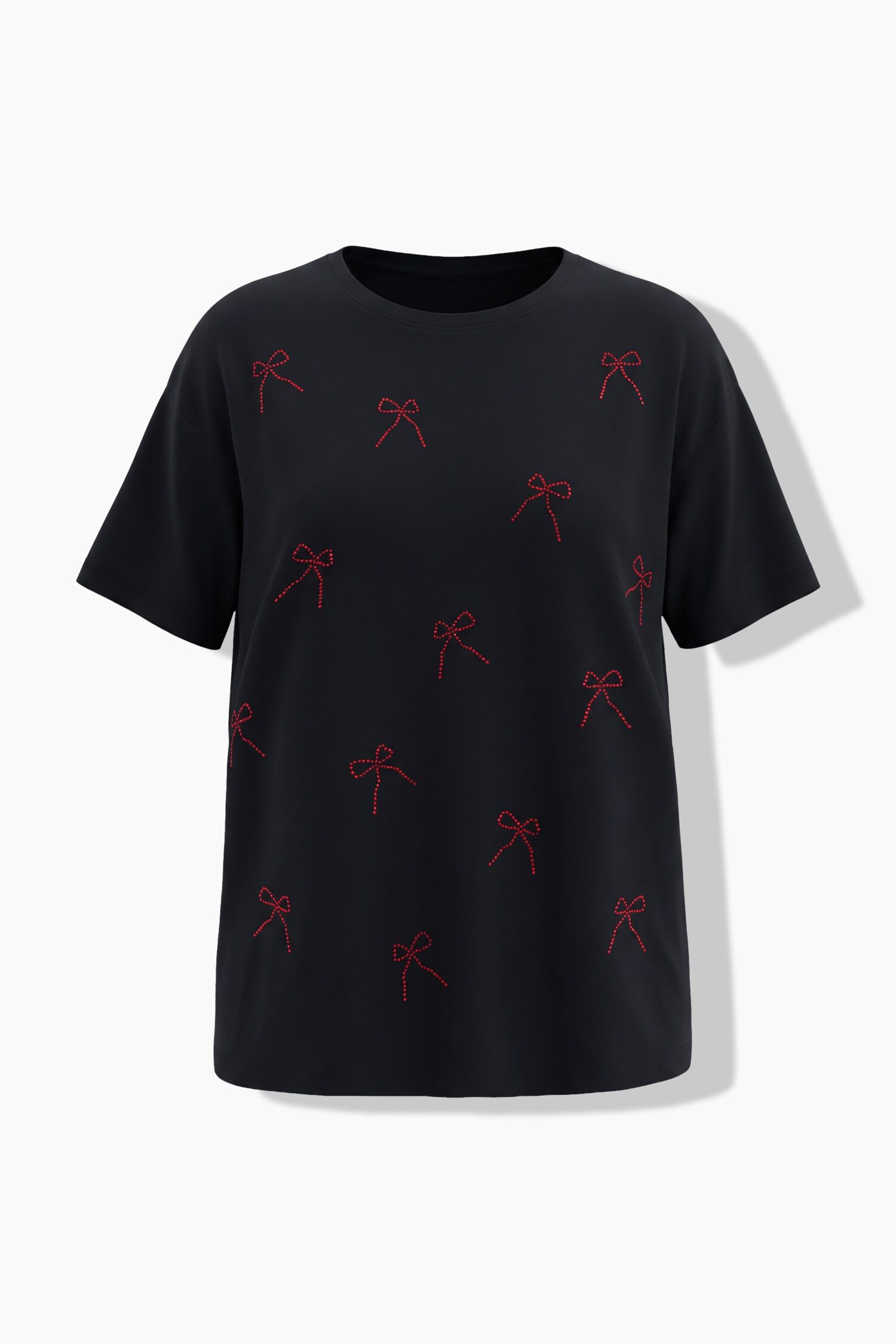 Μπλούζα oversized με σχέδιο από mini στρας