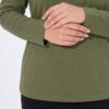 Μπλούζα ζιβάγκο με μακριά μανίκια σε στενή γραμμή