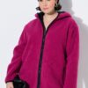 Μπουφάν, από μαλακό teddy fleece με κουκούλα