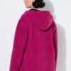 Μπουφάν, από μαλακό teddy fleece με κουκούλα