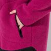 Μπουφάν, από μαλακό teddy fleece με κουκούλα