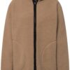 Μπουφάν, από μαλακό teddy fleece με κουκούλα