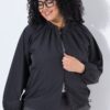 Μπουφάν ελαφρύ oversized με φερμουάρ