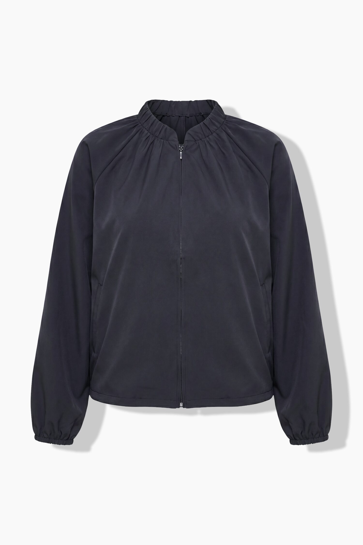 Μπουφάν ελαφρύ oversized με φερμουάρ