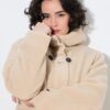 Μπουφάν fleece σε γραμμή Α με κουκούλα
