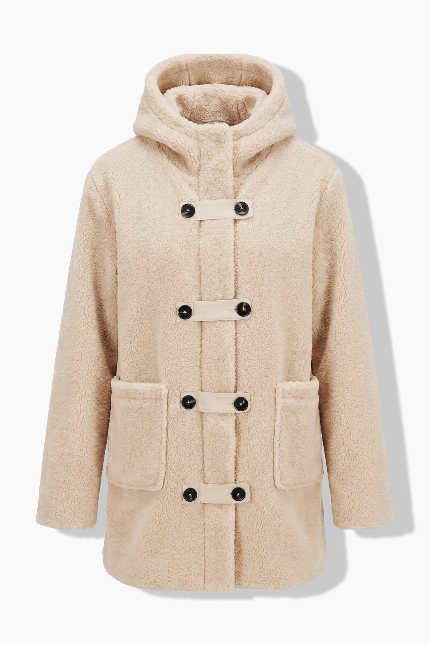 Μπουφάν fleece σε γραμμή Α με κουκούλα