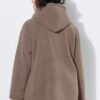 Μπουφάν fleece σε γραμμή Α με κουκούλα