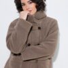 Μπουφάν fleece σε γραμμή Α με κουκούλα