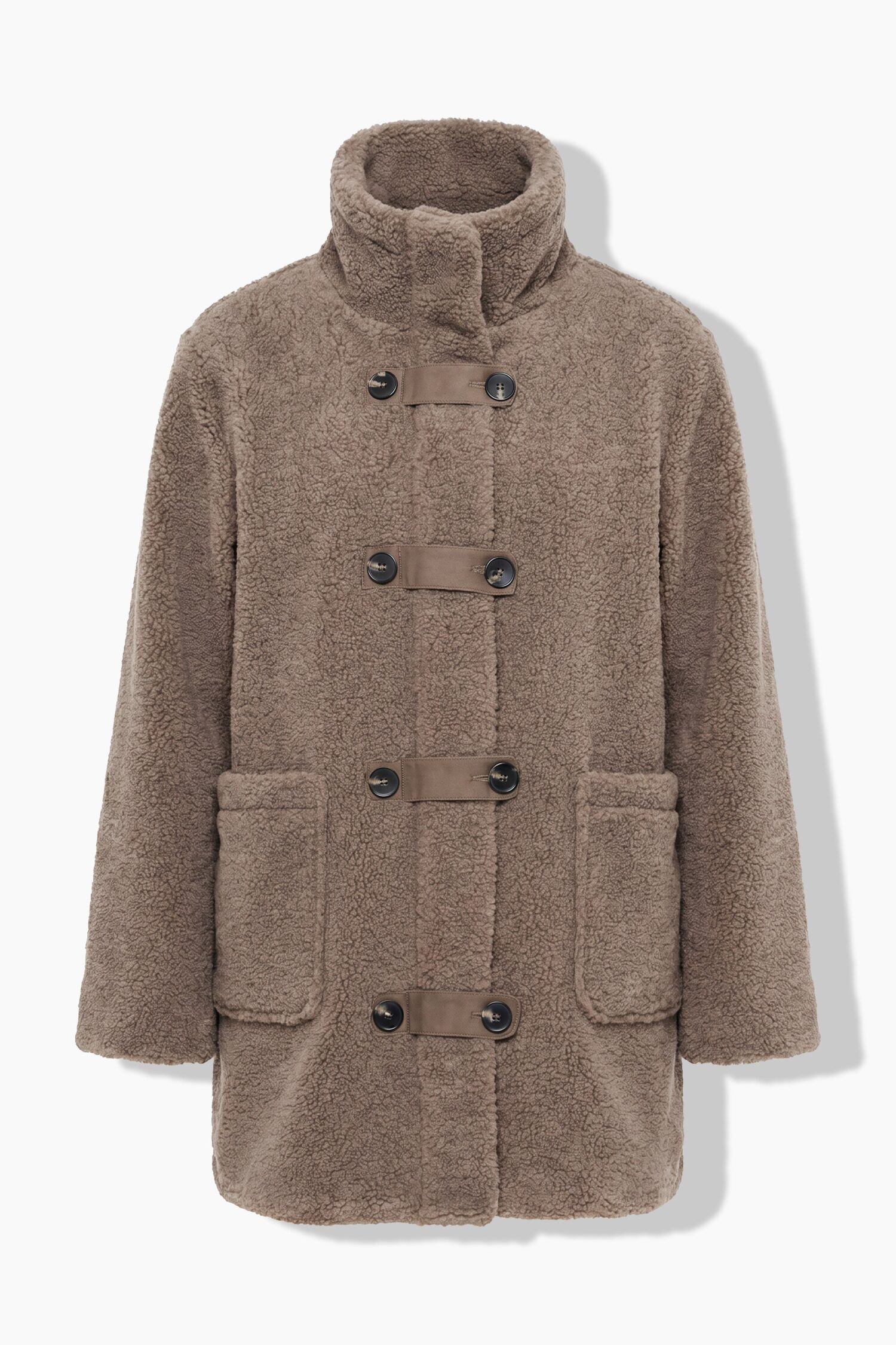 Μπουφάν fleece σε γραμμή Α με κουκούλα
