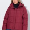 Μπουφάν HYPRAR oversized, καπιτονέ με κουκούλα