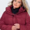 Μπουφάν HYPRAR oversized, καπιτονέ με κουκούλα