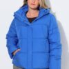 Μπουφάν HYPRAR oversized, καπιτονέ με κουκούλα