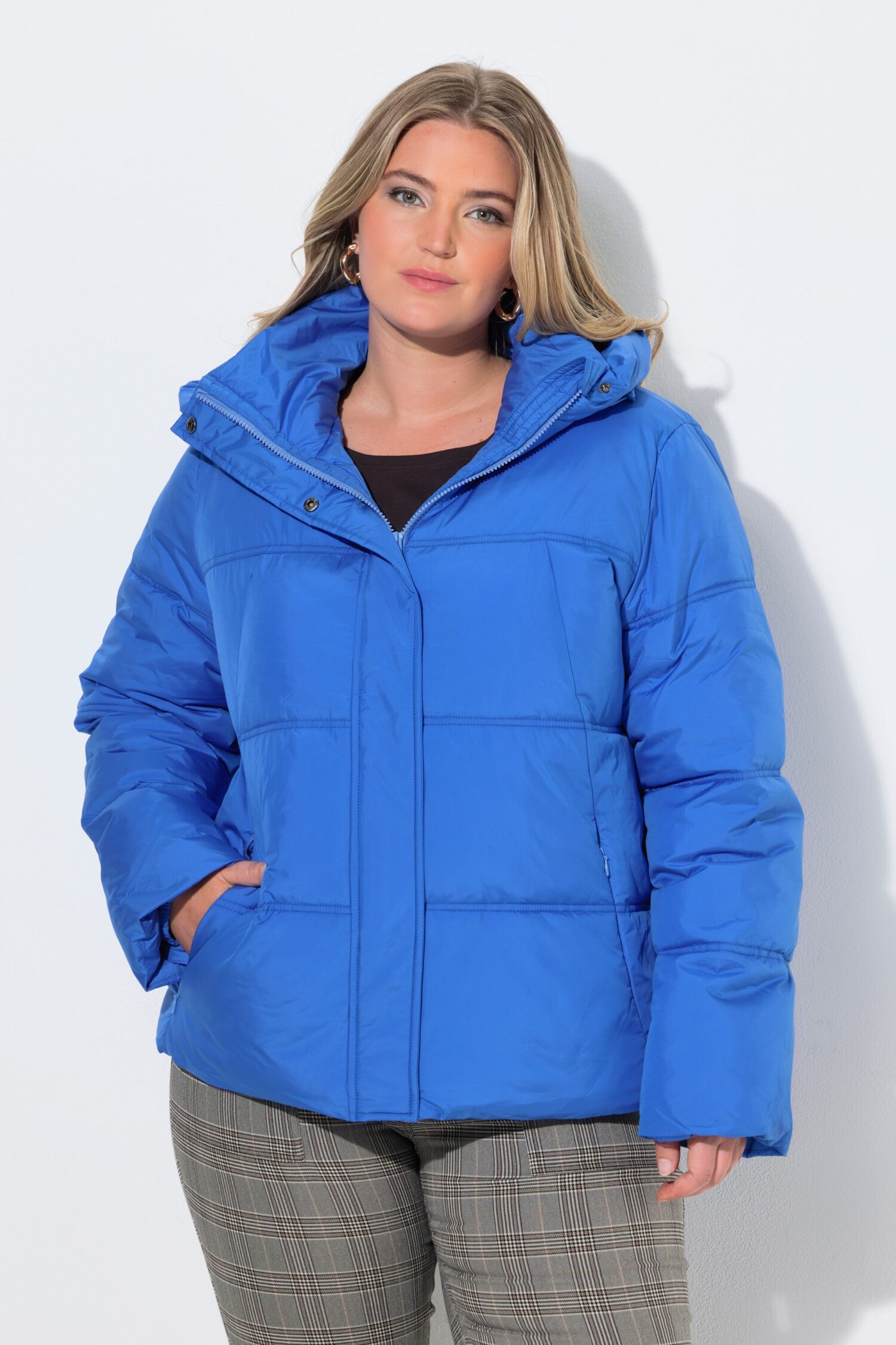 Μπουφάν HYPRAR oversized, καπιτονέ με κουκούλα