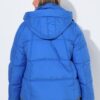 Μπουφάν HYPRAR oversized, καπιτονέ με κουκούλα