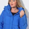 Μπουφάν HYPRAR oversized, καπιτονέ με κουκούλα