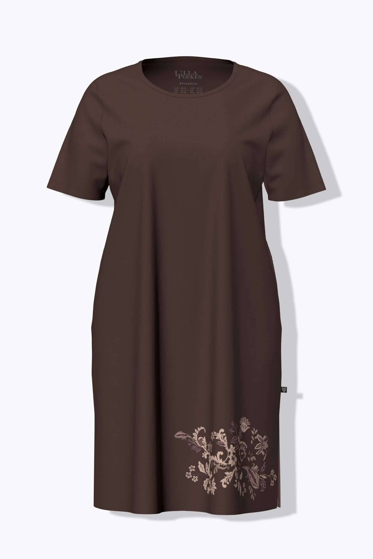 Νυχτικά σε συσκευασία 2 τεμαχίων, oversized με φλοράλ σχέδιο