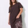 Νυχτικά σε συσκευασία 2 τεμαχίων, oversized με φλοράλ σχέδιο