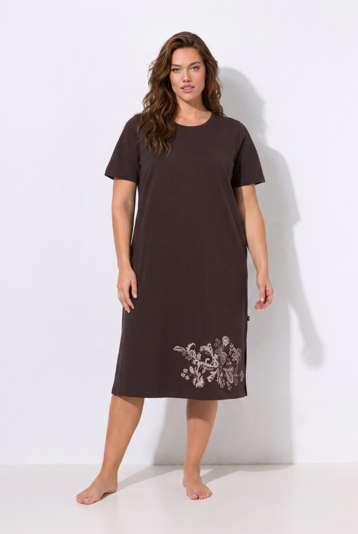 Νυχτικά σε συσκευασία 2 τεμαχίων, oversized με φλοράλ σχέδιο