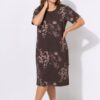 Νυχτικά σε συσκευασία 2 τεμαχίων, oversized με φλοράλ σχέδιο