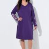 Νυχτικά σε συσκευασία 2 τεμαχίων, oversized με paisley print