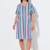 Νυχτικά σε συσκευασία 2 τεμαχίων, oversized, ριγέ/σχέδιο